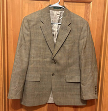 Lauren Ralph Lauren Men s Tan Glen Plaid Wool/Silk Blazer Sport Coat Canada 40S