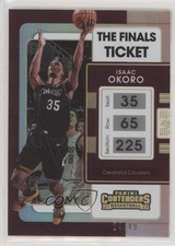 2021-22 Panini Contenders The Finals Ticket 24/49 Isaac Okoro #96 0eo6