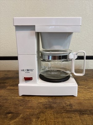 Mr Coffee Jr Mini 4 Cup Coffee Maker Model VL4 Color White