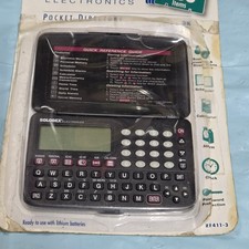 Vintage Rolodex Electronics Black 411 Pocket Directory Model RF411-12