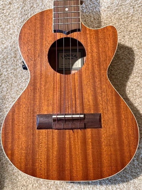 Lanikai MA-CTE Mahogany Tenor Ukulele with Fishman Preamp - Image 2 of 4