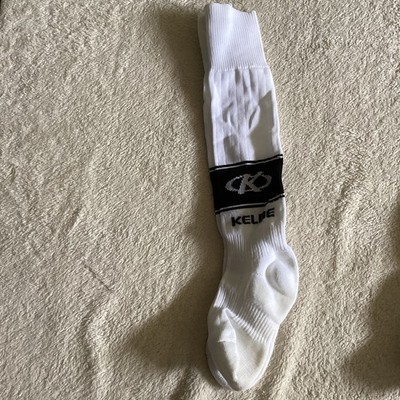 Kelme Socks 1 Pair White L/XL New.   READ Distressed