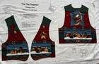 Vintage Christmas Holiday Season Vest Cut Sew Panel Cottage Granny DIY Cranston — photo 7