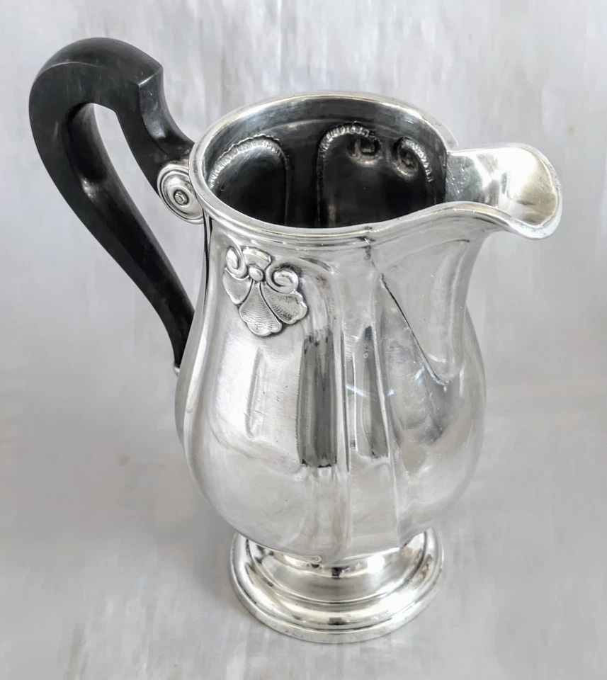 OLIER & CARON Pot à Lait Argent Massif Poinçon Minerve - Photo 2/4