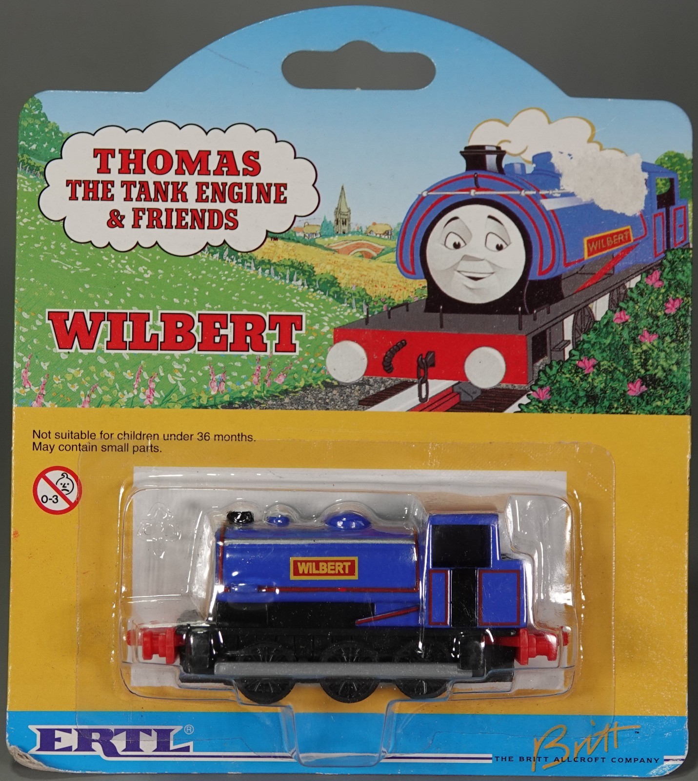 ERTL WILBERT Card 55 for Thomas the Tank Engine and Friends Diecast Metal 4538
