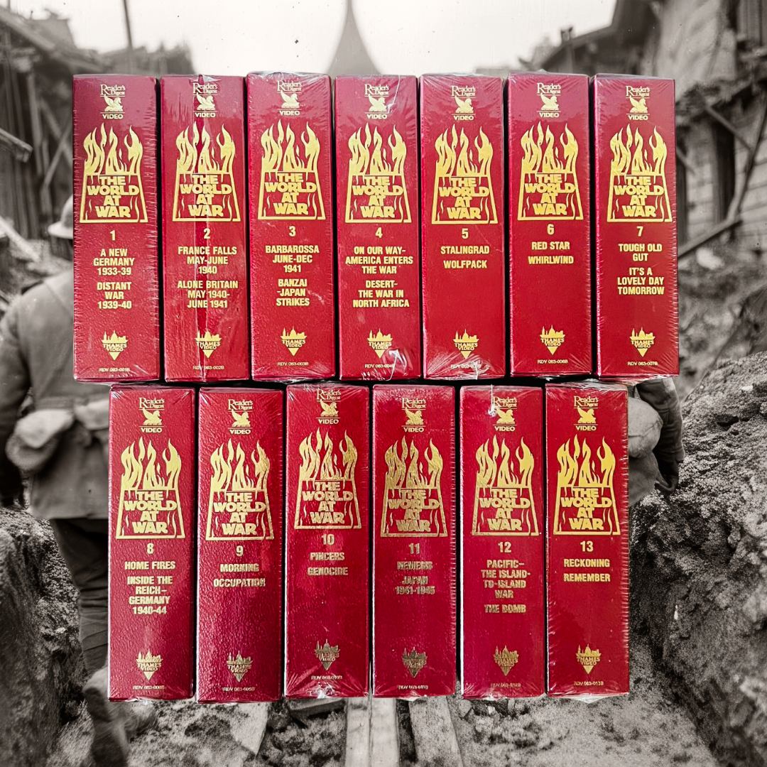 The World At War VHS Video Tapes Collection | Sealed | Complete | Readers Digest