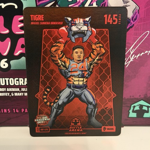2026 Bo Jackson Battle Arena Tigre Miguel Cabrera Brawl ABF Unmasked Hero