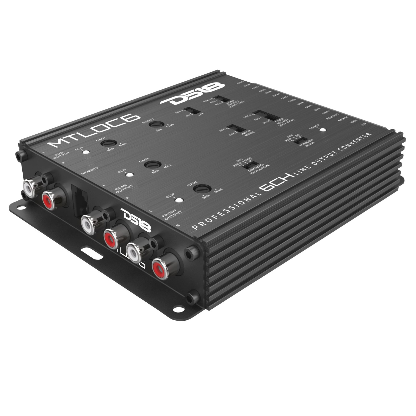 DS18 6-Channel High-to-Low Level Line Output Converter with Remote Turn-On