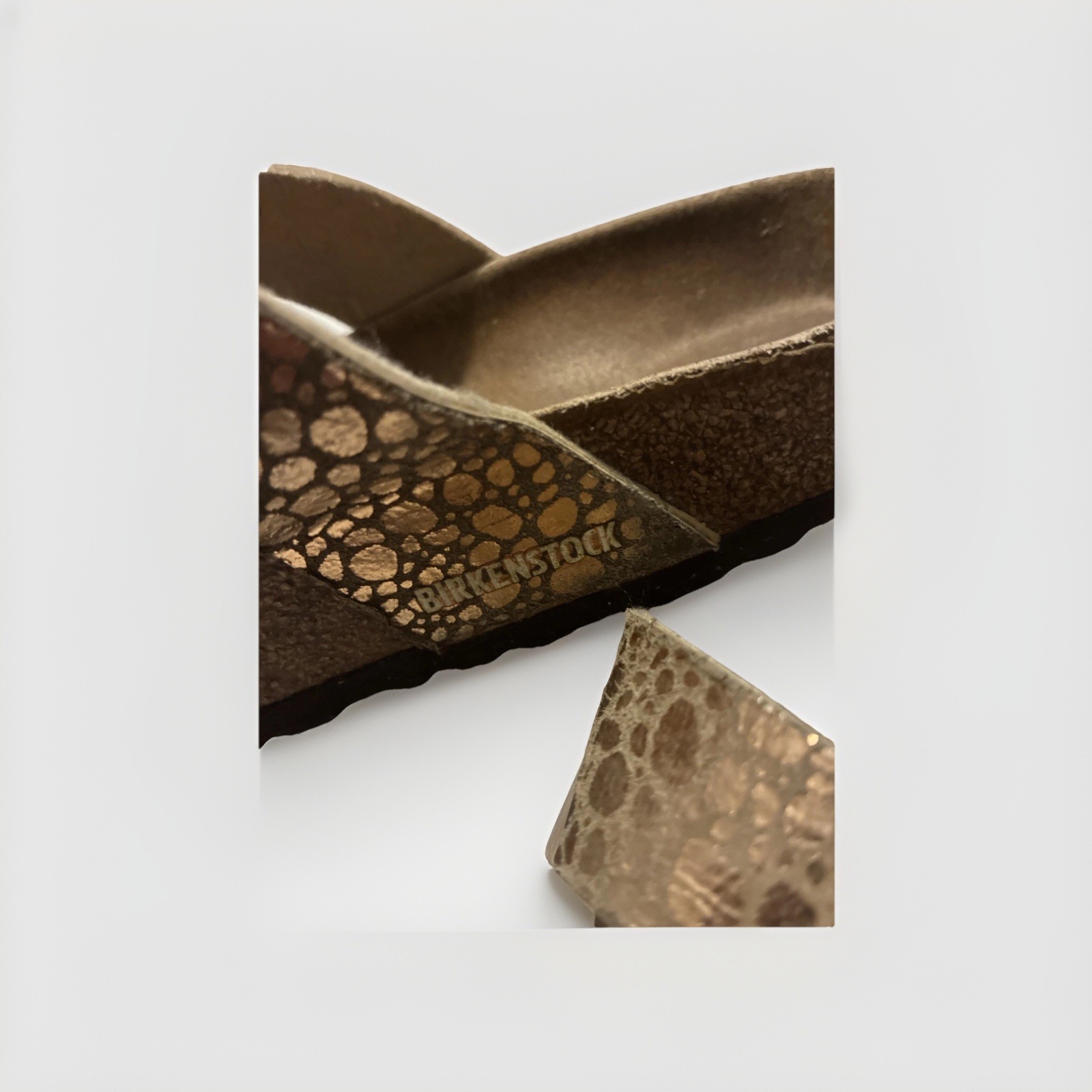 Birkenstock Mayari Copper Metallic Python Strap C… - image 3