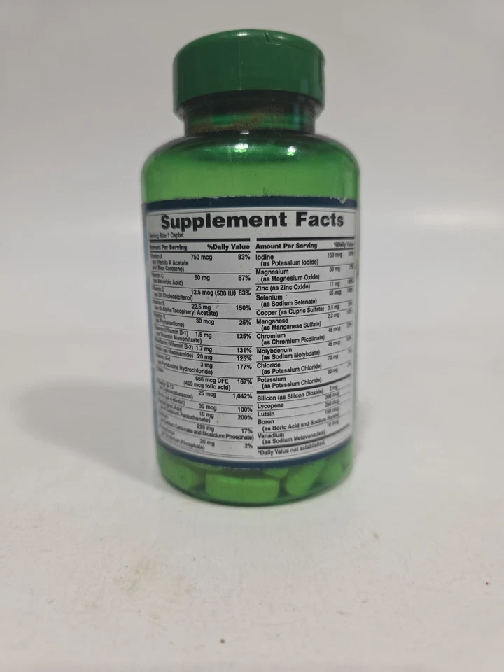 Puritan's Pride ABC Plus Senior Multivitamin Multi-Mineral Formula - 120 Caplets - Image 2 of 4