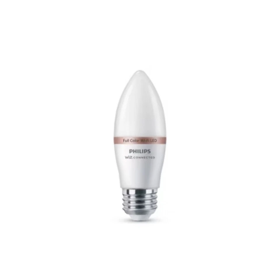 Philips Smart 40W Color LED Candelabro Bombilla E12, Regulable Foto 3 de 4