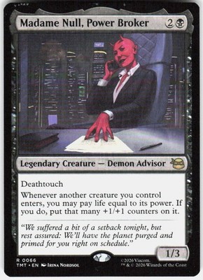 Madame Null Power Broker 66 Teenage Mutant Ninja Turtles Magic the Gathering