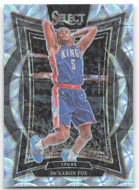 De'Aaron Fox 2024-25 Panini Select Scope Prizm Spurs