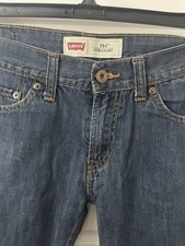 Levi's 514 Boy's Size 12Reg 26x26 Dark Wash Denim Jeans Slim Straight Fit