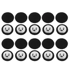  20 Pcs Cloth Covered Button Sewing Coat Buttons for Women Cotton