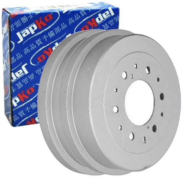 2X Japko Bremstrommeln 253,8Mm Hinten Passend FÜR Toyota Land | 56200C-image