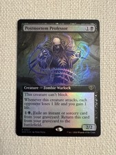 Postmortem Professor (Extended Art) Foil R0327 Secrets of Strixhaven MTG NM