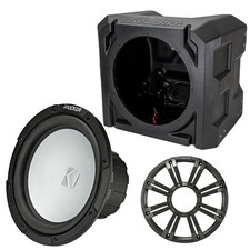 Kicker 45KM102 10" Marine Subwoofer 2-Ohm  SSV Universal Marine Sub Box