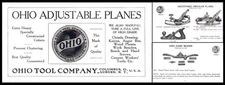 Orig. Ohio Tool Company Catalogue of "Adjustable Planes" 31 Pgs. - mjdtoolparts