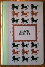 BLACK BEAUTY by Anna Sewell 1954 Junior Deluxe Editions Vintage Hardcover