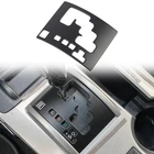 Matte Black Center Gear Shift Panel Cover Trim 1pcs For Toyota 4Runner 2010-2024