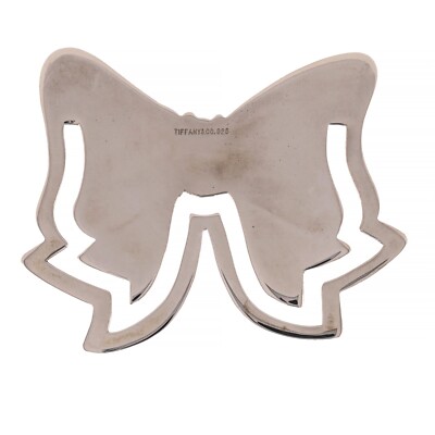 Tiffany & Co Sterling Silver 925 Bookmark Bow Chic Fashion Book