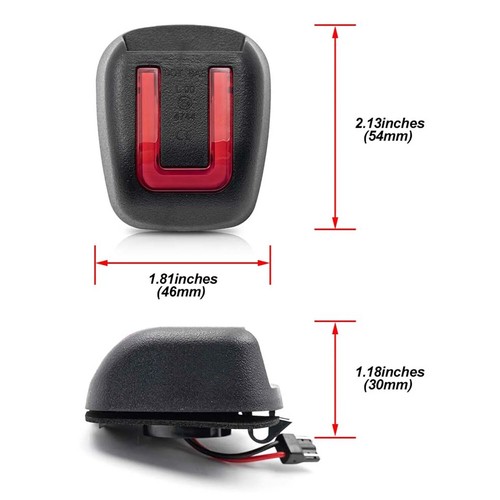 2X For Nissan Navara D40 Frontier Suzuki Equator LED License Plate Lamp Lights - Bild 5 von 7