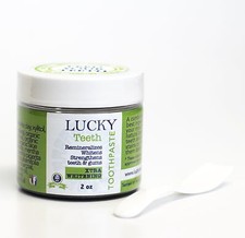 Lucky Teeth organic Charcoal toothpaste XTRA Whitening - all Natural 1 bottle 