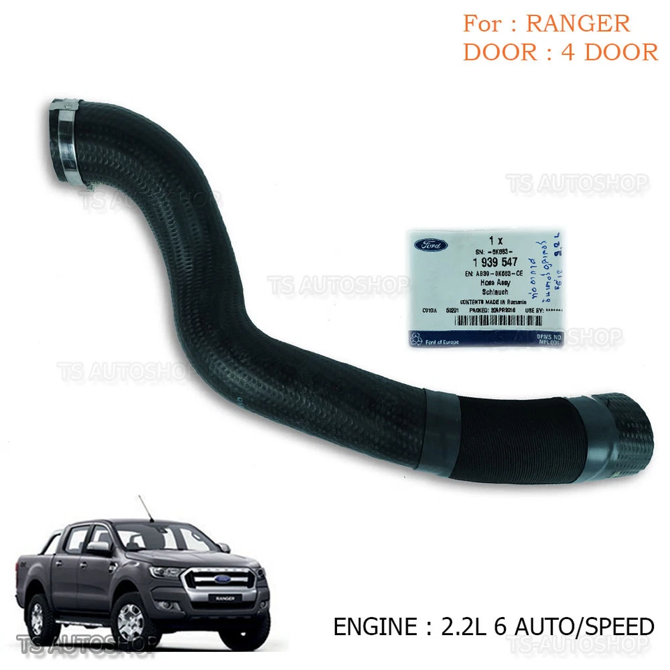 Air Intake Hose Rubble Genuine For Ford Ranger T6 Mk2 Facelift 2.2L 2012-2017 - Image 3 of 4