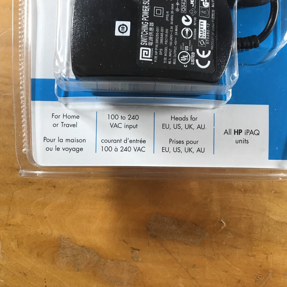 Adaptador de corriente alterna original HP iPAQ PSU FA372B#AC3 NUEVO Foto 2 de 4