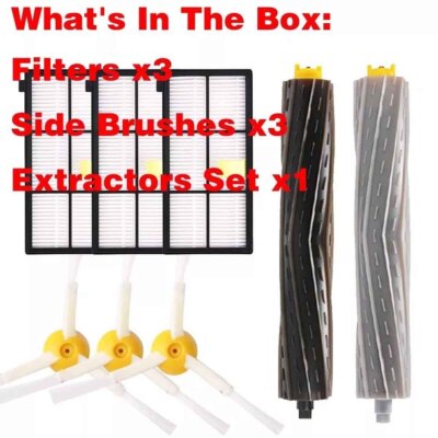 Ricambi IRobot Roomba Kit Ricambi Completo Per IRobot Roomba Serie 800 E 900 - Spazzole, Filtri HEPA E Accessori Pulizia Accessori Compatibili Irobot - Foto 8