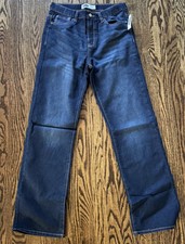 Old Navy Boys 18 Straight fit adjustable waist denim Jeans NWT