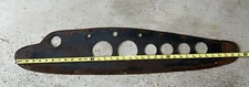 Vintage Hot Rod Race Car Gauge Panel Instrument Cluster Rat Rod Steel 35” Long