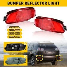 Left+Right Rear Side Marker Bumper Light For 04-06 Lexus RX330 07-09 Lexus RX350