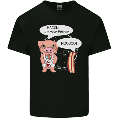 Speck bin dein Vater lustiges Essen Diät Kinder T-Shirt Jungen Mädchen