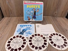 Vintage 1962 View Master Popeye B-516 3 Reels  Booklet