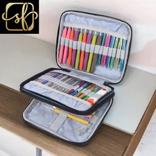 Organizer Case for Interchangeable Circular Knitting Needles, Crochet Hooks and 