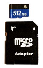 Micro SD Card 512GB Memory Card Class 10 TF Card  Adapter