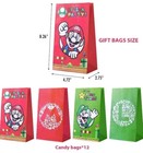 98PCS Mario Party Favor Supplies Reusable Drinking Straws Mask & Slap Bracelets  — photo 4