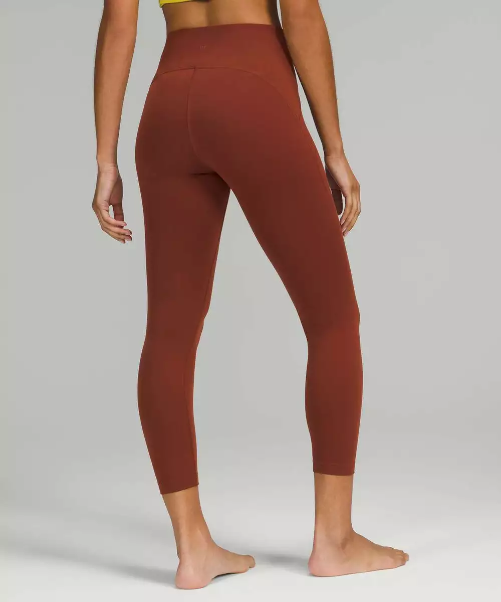 NWT Lululemon Women Instill High-Rise HR Tight 25 Date Brown