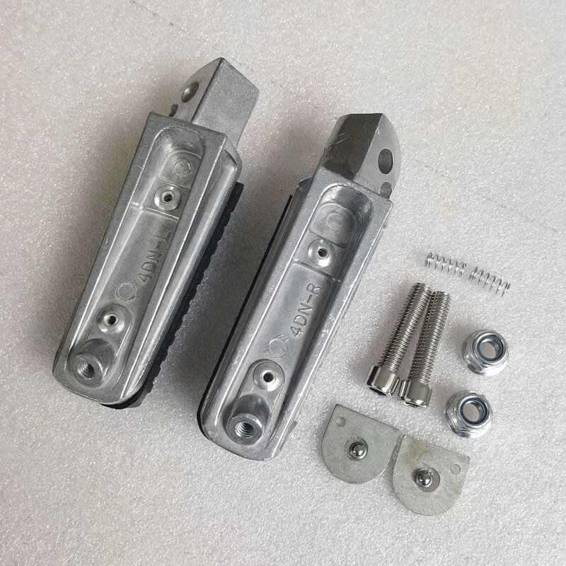 Foot Peg Rear Passenger Footrest for Yamaha FZ1 FZ6 FZ8 FZ6R 04-13 FZR6 14 FZ400 - Imagem 4 de 4