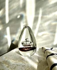 Murano Vintage Glass Teardrop Paperweight