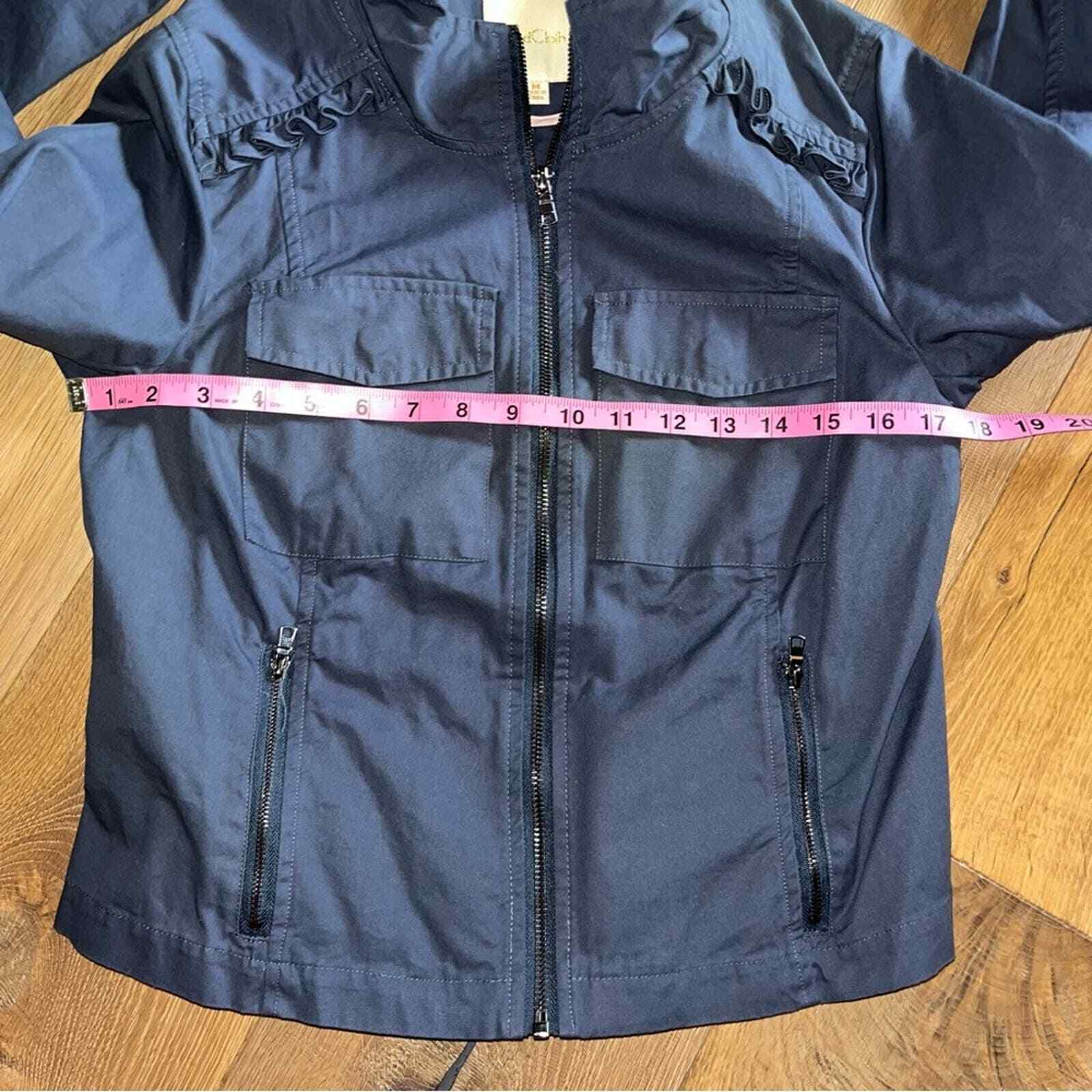 ModCloth Utility Jacket Ruffled M - image 5