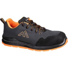 Image of Portwest Composite Toe Cap S3S Safety Trainers Black Size 9