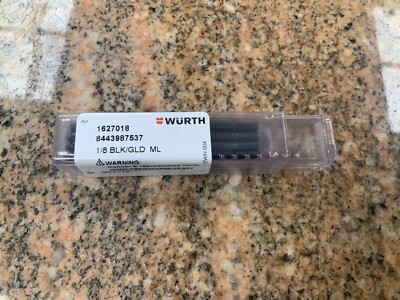 Wurth 1627018 1/8  Black Gold Ml Drill Bits Box 12