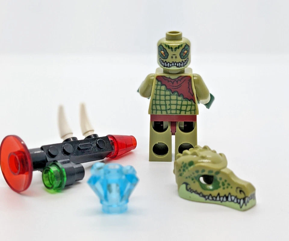 LEGO® Chima Minifigura - Crawley (loc013) 70001 30255 Tribu Cocodrilo Foto 3 de 3