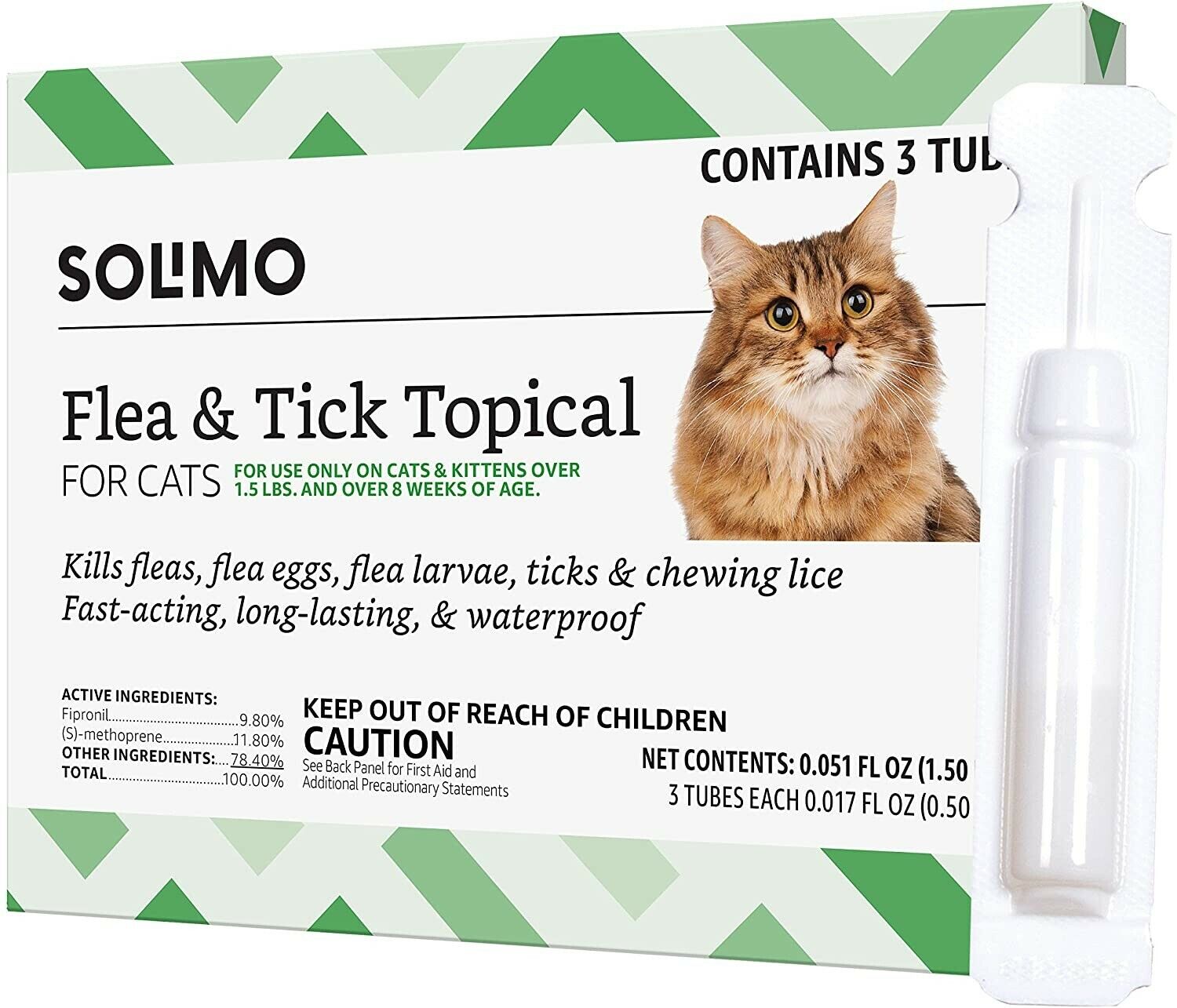 Solimo Flea and Tick Topical Treatment Cats pounds for 1.5 over Sale SALE% Colorado Springs Mall OFF