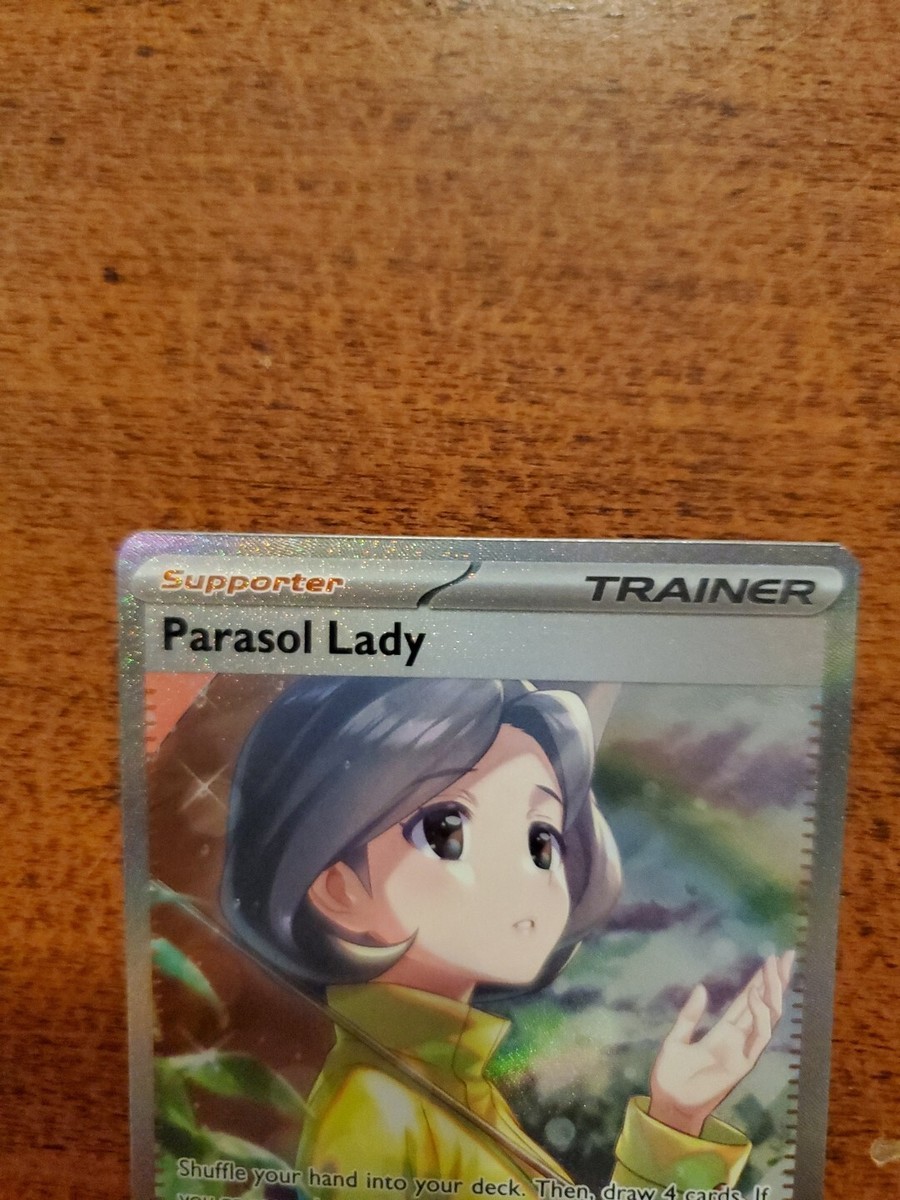 parasol lady pokemon card Amazon.com: Pokemon - Parasol Lady 255/182 - Paradox Rift - Special  Illustration Rare