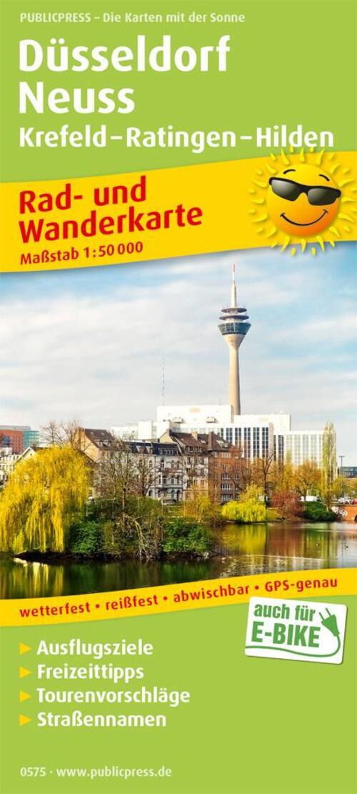 Thumbnail - Düsseldorf - Neuss, Krefeld - Ratingen - Hilden . 1:50 000 |