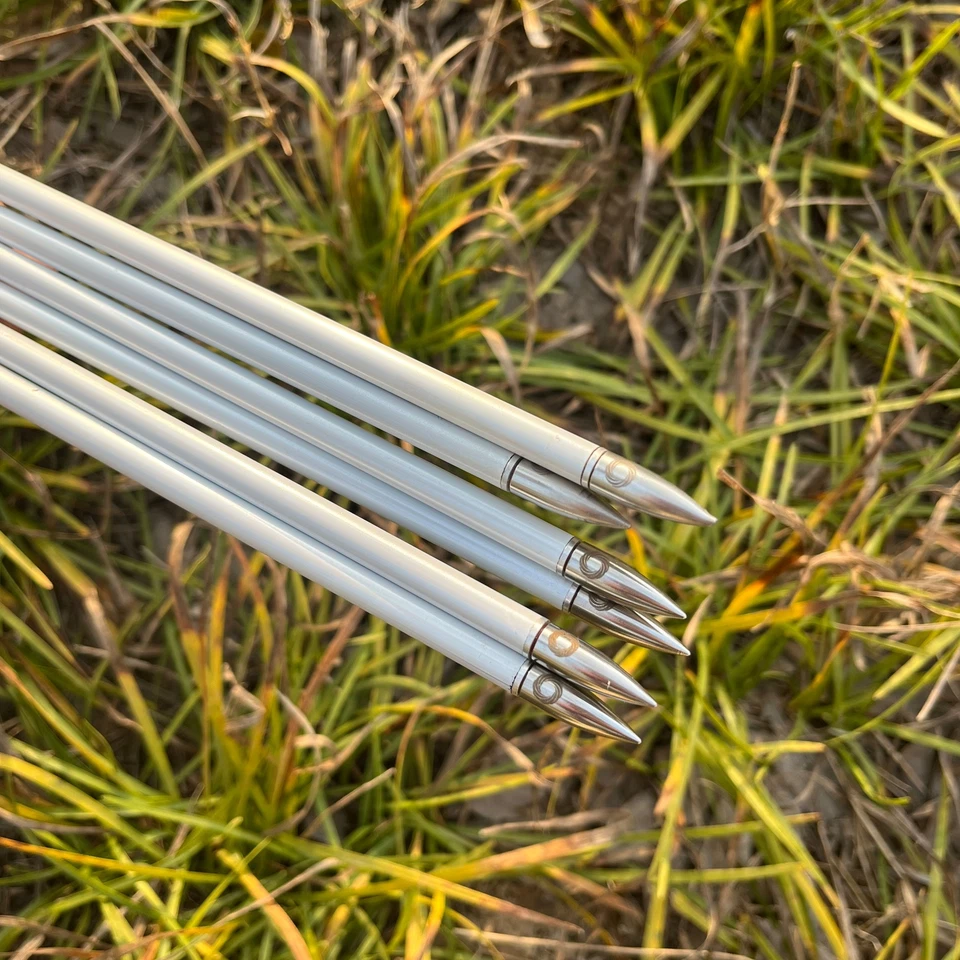 6/12 X 32'' Archery Pure Carbon Arrow 5'' Feather SP400-800 Bow Hunting Shooting - Image 4 of 4